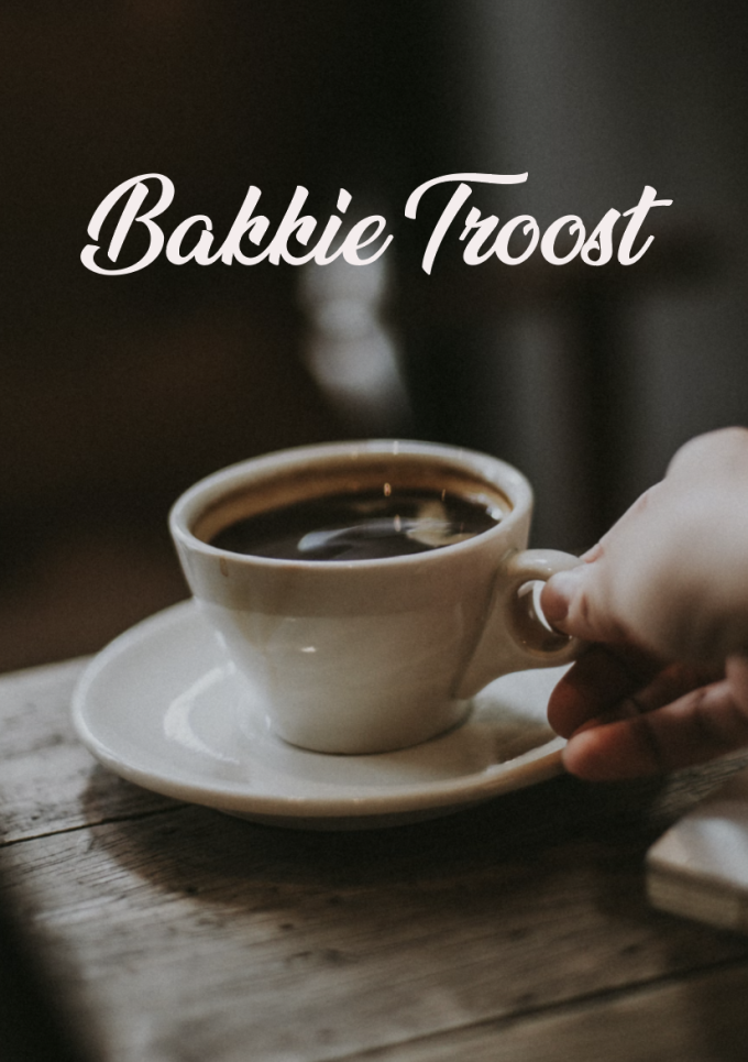 bakkie troost.